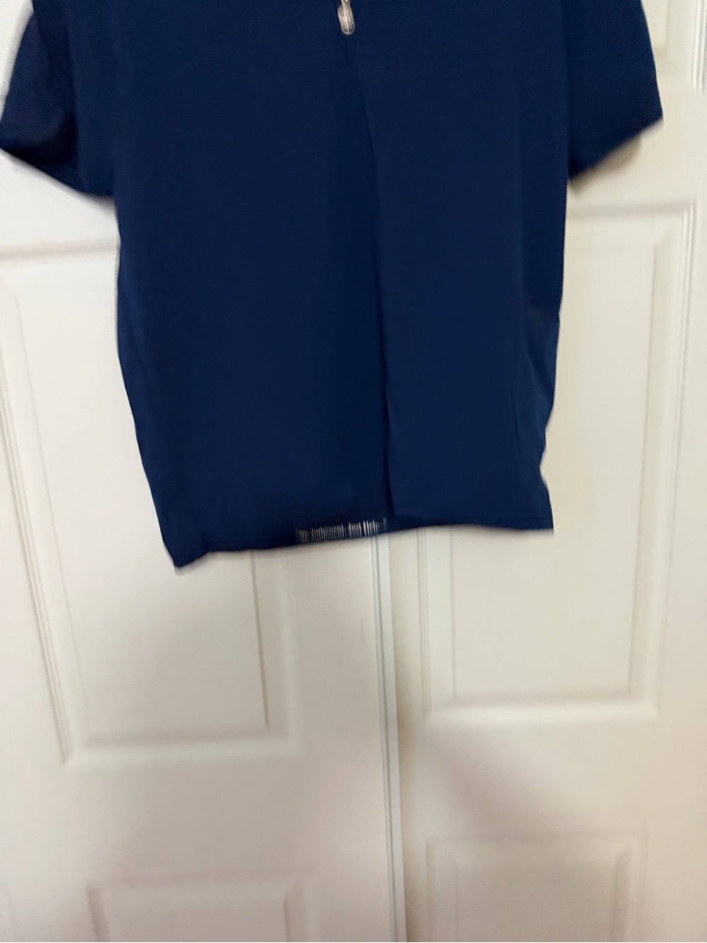 Healing Hands Navy Scrub Top - Short Sleeve - Picture 2 of 10